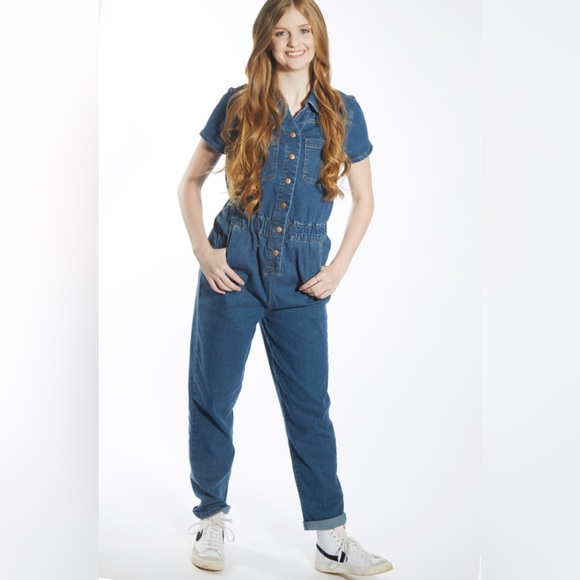 Re Generation Denim - Women's Denim Blue Overalls